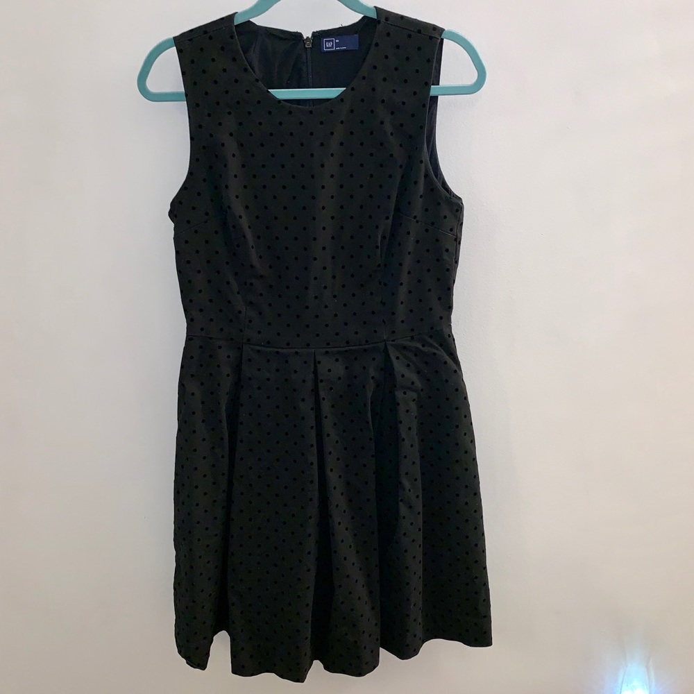 GAP Velvet Polka Dot Dress